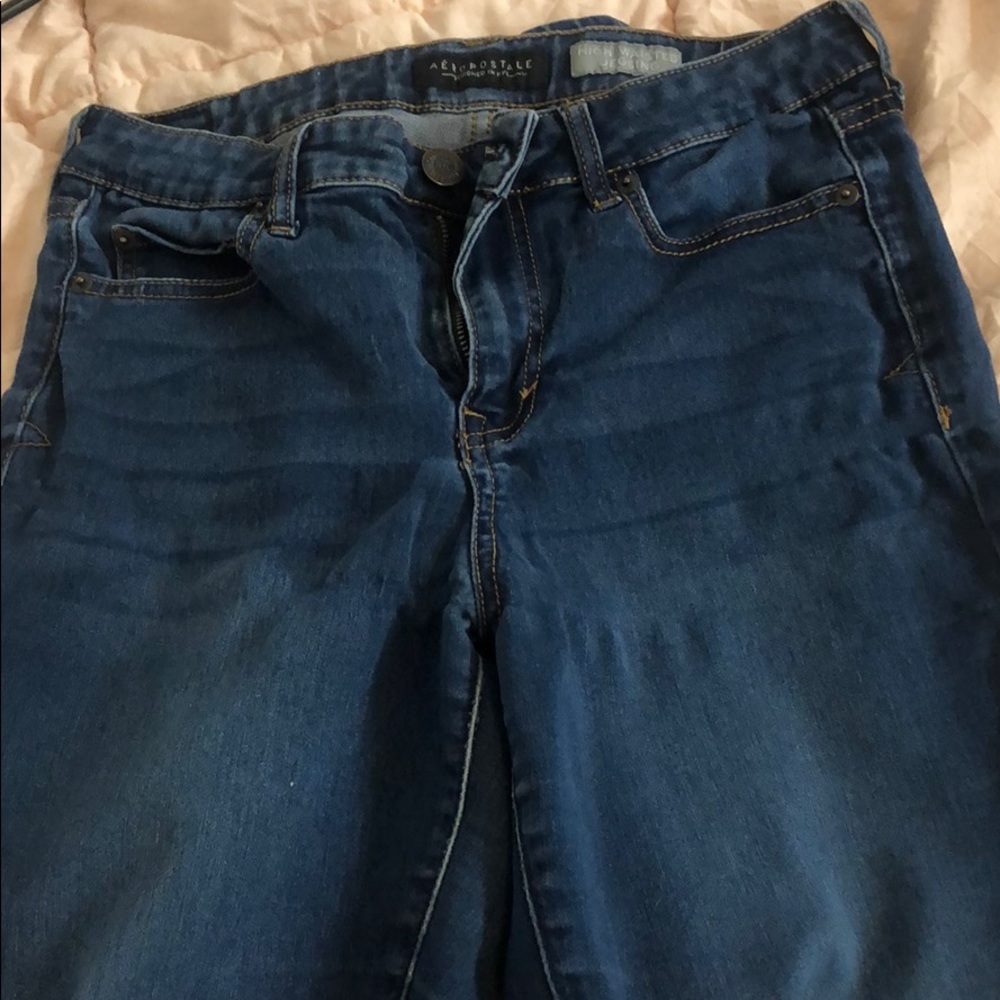 High waisted jeggings